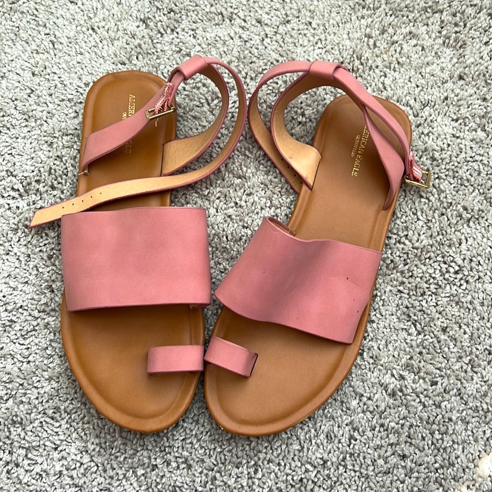 American Eagle Pink Sandals size 9